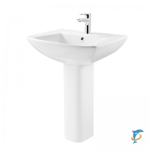 Раковина с пьедесталом Creo Ceramique TOURS 600х500х830 (TO3000N+T03010N)