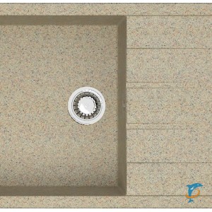 Кухонная мойка AZARIO Vision 750x505x218 искусственный мрамор, цвет Песочный  (CS00078340)