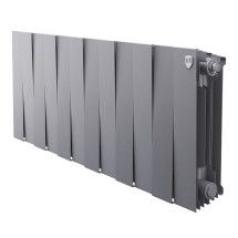 Радиатор биметаллический Royal Thermo PianoForte 300 Серебристый 12 секций &mdash; 