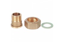 STOUT Штуцер с накидной гайкой под плоскую прокладку G 1/2M-G3/4RN — 