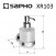 Дозатор стеклянный матовый 200мл с держателем Sapho X-Round  XR103, хром