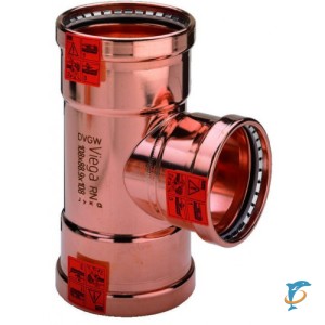 Тройник под пресс Viega Profipress XL d76,1х76,1х76,1 медь, модель 2418XL   (476960)