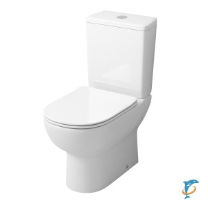 Унитаз GR-4448S (680*390*790) напольный с тонкой крышкой  (GR-4448S)