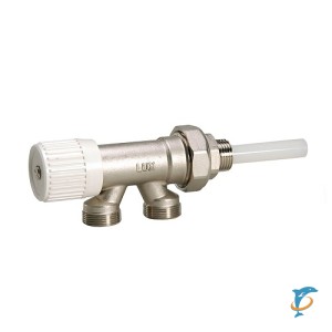 Блок LUXOR M87(M80) для однотрубной системы с нижней подводкой и ручной регулировкой (68072100)