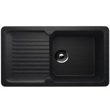 Односекционная реверсивная мойка ULGRAN U-506 черный — 