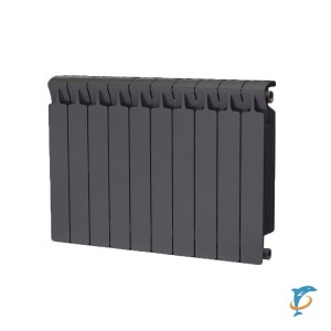 Биметаллический радиатор Rifar Monolit 500 8 секций RAL 9005 (Антрацит)  (500 8 секцийRAL 9005 (Антрацит))