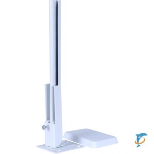 Напольный кронштейн, внутренний монтаж ROMMER 11, 21, 22, 33 типы, высота 200, 300, 500 (1 шт.)   (RRA-0102-300500)