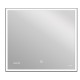 Зеркало Cersanit LED 80, 80х70, с подсветкой, часы  (KN-LU-LED011*80-d-Os)