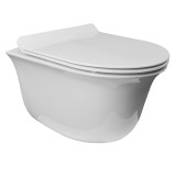 Унитаз подвесной Azario Felice 490х360х360 быстросъемное сиденье микролифт (AZ-0051) — 