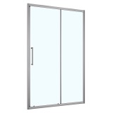 Душевая дверь Loranto 100x190 раздвижная, универсальная, прозрачное стекло 6 мм, профиль серый матовый (CS-AB03GG-100) &mdash; 