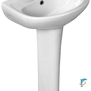 Раковина с пьедесталом Santek Анимо 55 (1.WH11.0.502+1WH110587)