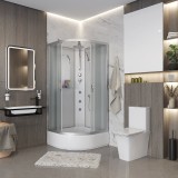 Душевая кабина Niagara NG-3302-14BKTG (1000х1000х2100-2400) — 