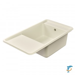 Мойка для кухни из литого мрамора Aquaton Беллис 78 жемчуг 1A725032BS240  (1A725032BS240)