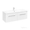 Тумба под раковину Aquaton Мадрид 120 М 2 ящика белый 1A170301MA010 &mdash; 