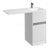 Тумба с раковиной Aquaton Лондри 400  для стиральной машины — 