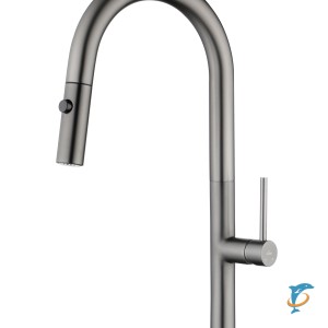 Смеситель для кухни KAISER Merkur 26466-15 с выдвижным изливом  (26466-15)