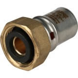 Stout Переходник с накидной гайкой 3/4&quot;х20 для металлопластиковых труб прессовой — 