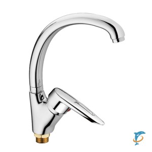 Смеситель для кухни HAIBA HB4107-2 латунь, хром  (HB4107-2)