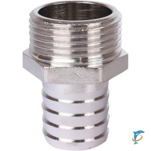 Stout Штуцер НР никелированный 1/2"x10  (SFT-0067-001210)