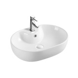 Раковина накладная Azario 600х420х160 белая AZ-2193 — 