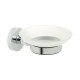 Мыльница стекло, хром Fixsen COMFORT CHROME FX-85008  (FX-85008)