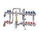 Коллекторный узел для напольного отопления с контурами радиаторного отопления FAR FK3483C10402  (FK 3483 C10402)