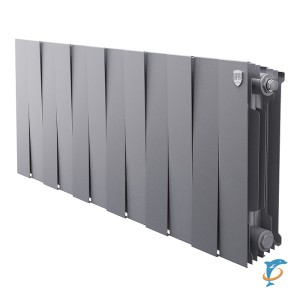 Радиатор биметаллический Royal Thermo PianoForte 300 Серебристый 14 секций  (RTPS3030014)
