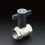 Шаровой кран Oventrop Optibal 1 1/2 с термометром &mdash; Кран шаровой полнопроходной OVENTROP-Optibal с термометром