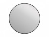 Зеркало Cersanit ECLIPSE smart 100x100 с подсветкой круглое, чёрная рамка — 