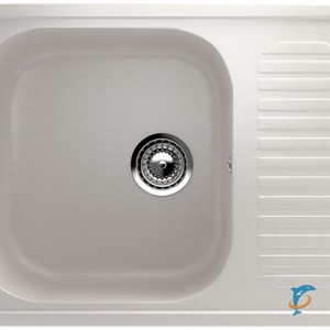 Односекционная реверсивная мойка ULGRAN U-202 белый  (U-202-331)