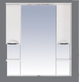 Зеркало со шкафом Мисти (Misty) София 100 белая эмаль — Зеркало со шкафом Мисти(Misty) София 100 белая эмаль