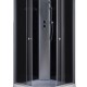 Душевая кабина Loranto CS-6491F 1000х1000х2150 серая, прозрачное стекло 4мм, поддон 13см, профиль сатин (CS-6411G,100*100*215)  (CS-6411G,100*100*215)