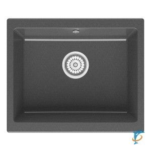 Мойка кухонная Point Сидли 55 графит  (PN3007GR)