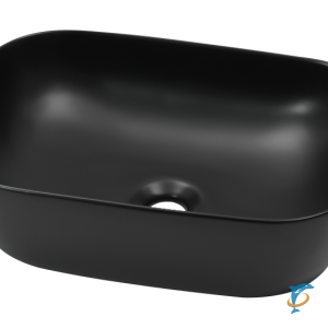 Раковина мебельная MELANA 46 прямоугольная черная  (Misty_MLN-320328MB)