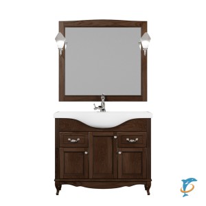 Комплект мебели ValenHouse Эллина 105 кальяри без пенала, фурнитура хром  (Е105_КТЗКХ)