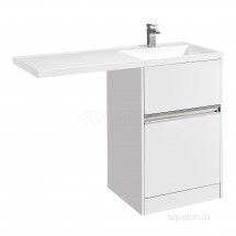 Тумба с раковиной Aquaton Лондри 600  для стиральной машины — 
