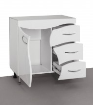 Тумба для комплекта Style Line Амелия 75 с 3-мя ящиками — Тумба для комплекта Style Line Амелия 75