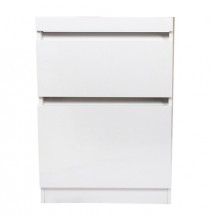 Тумба для комплекта El Fante напольная Даллас 130 Люкс белая PLUS Эмаль — Тумба для комплекта El Fante напольная Даллас 130 Люкс белая PLUS СС-00000557