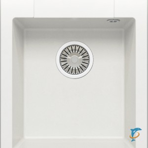 Мойка кухонная Polygran ARGO-420 Белый Хлопок  (627338)