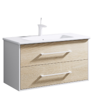 Тумба с раковиной Aqwella 5 Stars Miami 100 подвесная — 