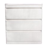 Тумба для комплекта Атлантика 80 Люкс PLUS бетон крем, 3 ящика — 