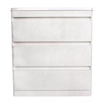 Тумба для комплекта Атлантика 80 Люкс PLUS бетон крем, 3 ящика — 