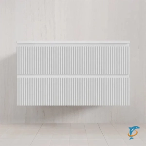 Тумба подвесная с раковиной Style Line Марокко 100 Plus , белый матовый  (ЛС-00002487+СС-00002456)