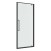 Дверь в нишу Niagara Nova NG-35-10AGR (100х195) распашная, графит, стекло прозрачное