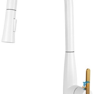 Смеситель для кухни KAISER Claro 22144-4 с выдвижным изливом  (22144-24)