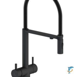Смеситель для кухни с гибким изливом AltroBagno Flusso 050204 MB  (050204 MB)