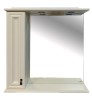 Зеркало Misty Лувр 85 с 1-м шкафчиком, левое, слоновая кость Зеркало Misty Лувр 85 с 1-м шкафчиком, левое, слоновая кость —