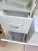 Шкаф-пенал Misty Эльбрус 40 с 1 ящиком, бельевой корзиной, левый, белая эмаль