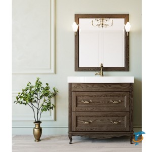 Комплект мебели ValenHouse Лиора 90 без пенала, кальяри, фурнитура бронза  (LK90_КБ)