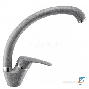 Смеситель Aquaton Нимо серый 1AX002FCXX230  (1AX002FCXX230)